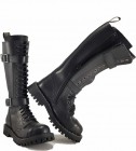 Bocanci Steel 20 Inele Negrii cu 2 Catarame