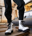 Bocanci Steel 8 Inele Albi