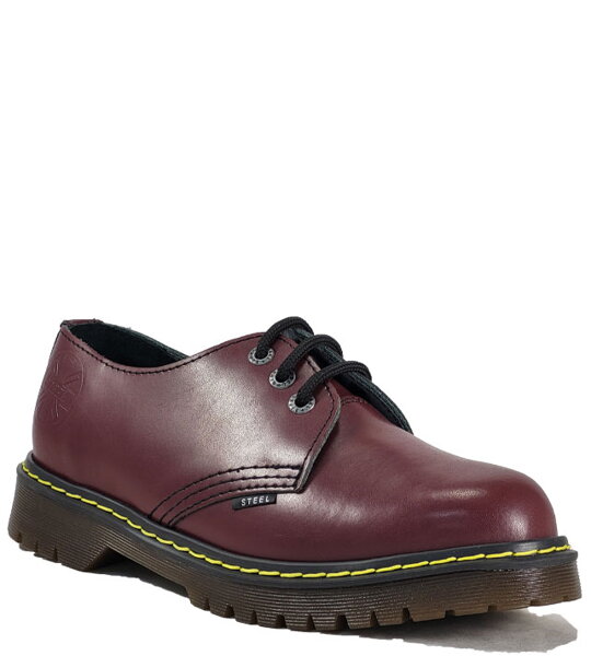 Bocanci Steel 3 Inele Bordeaux No Cap