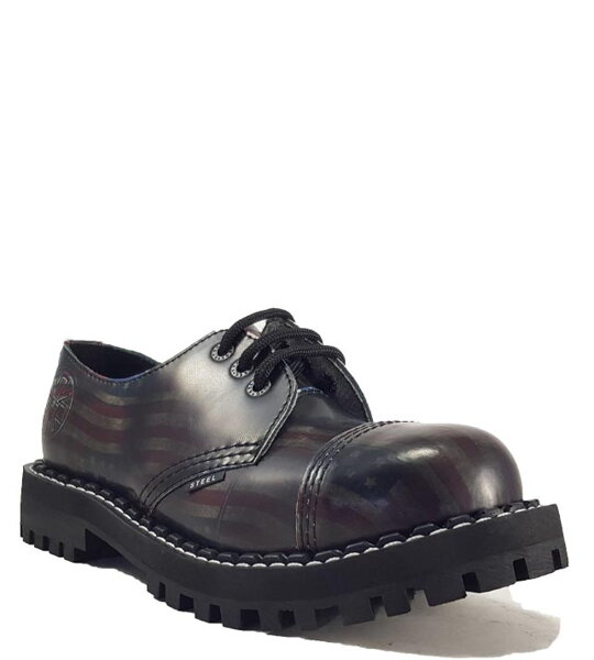 Pantofi Steel 3 Inele Steagul SUA Degrade