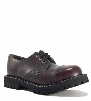 Pantofi Steel 3 Inele Bordeaux Degrade